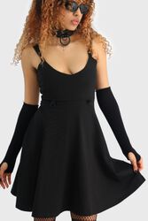 Obscurita Mini Dress, KIHILIST by KILLSTAR, Vestido Corto